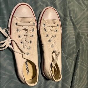 Converse Women's Off-White Canvas Sneakers